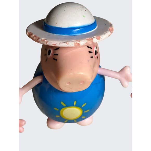 Peppa Pig Red Talking Car By Mattel with 3 Figures - Picture 13 of 15